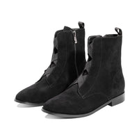 Pansy Black Suede F25