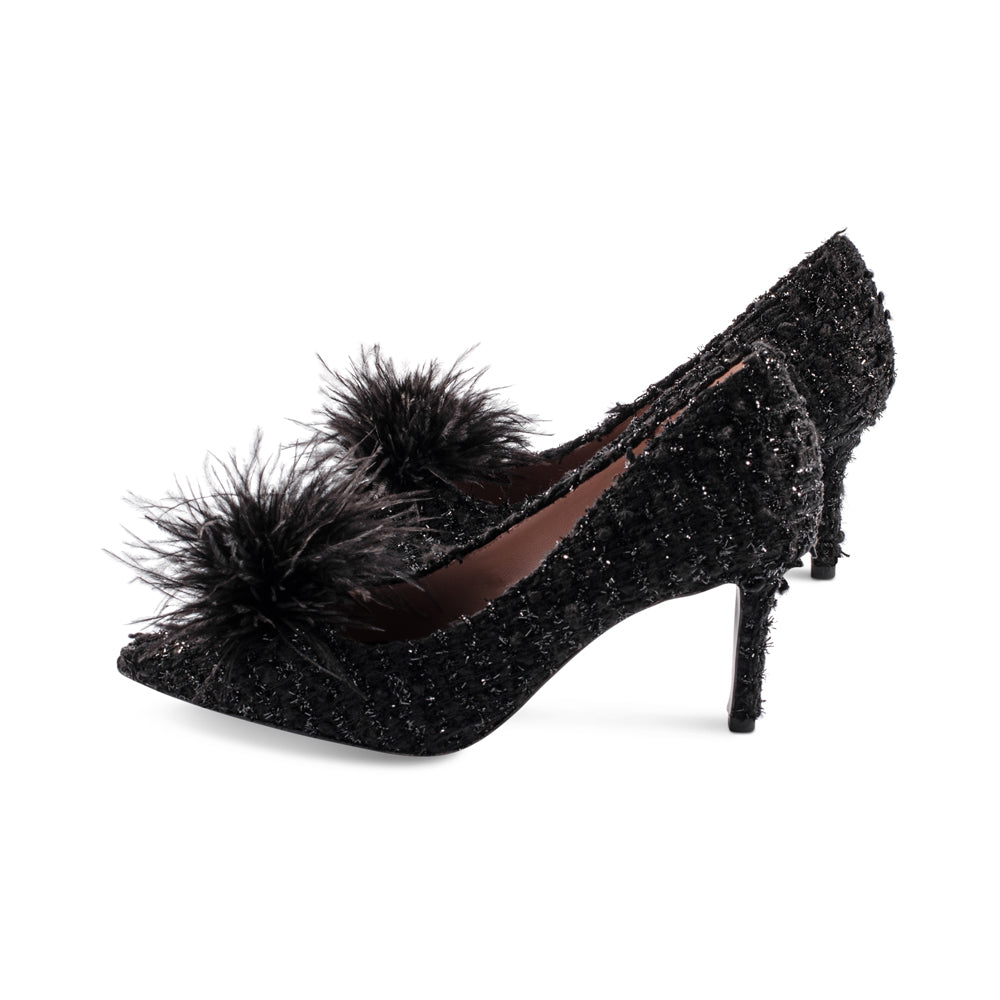 Malibu Black Sparkle Fabric F23