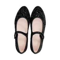 24604 Black Stamped Velvet F25