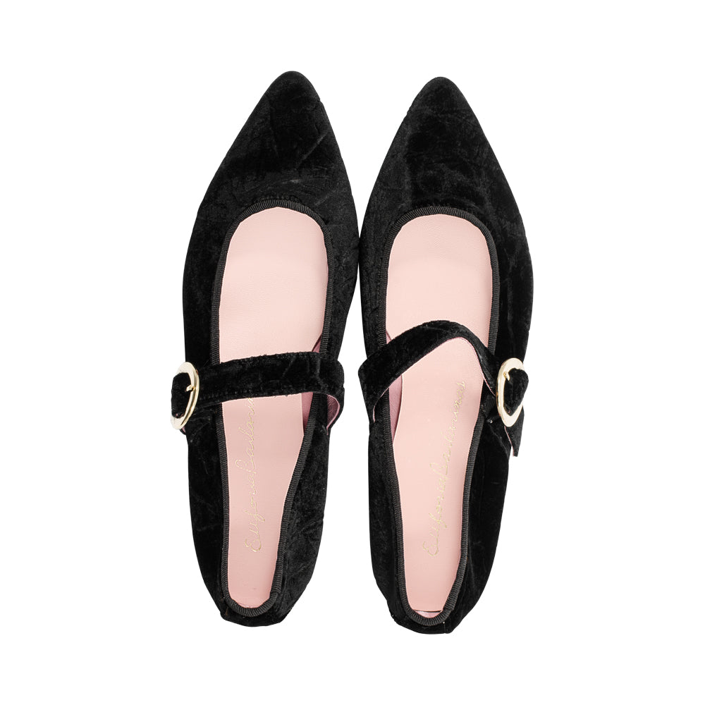 569 Black Crushed Velvet F25