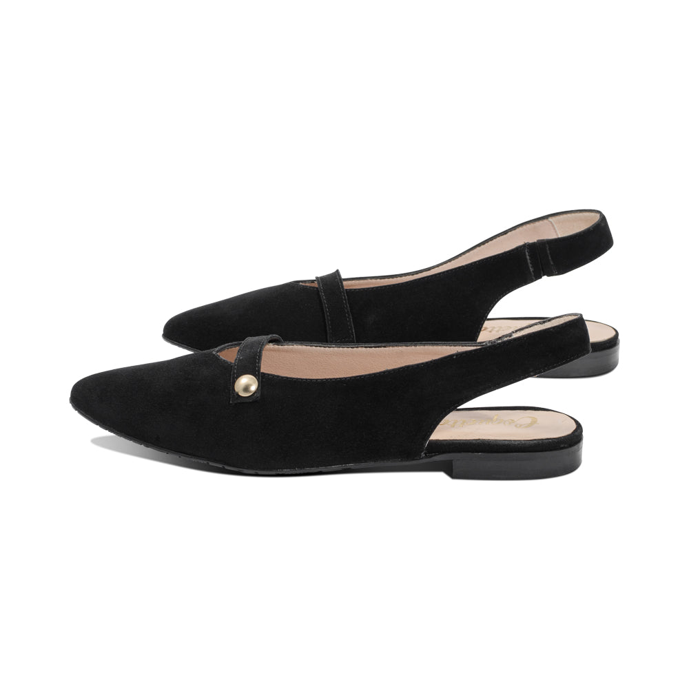 6051-S Black Suede F25