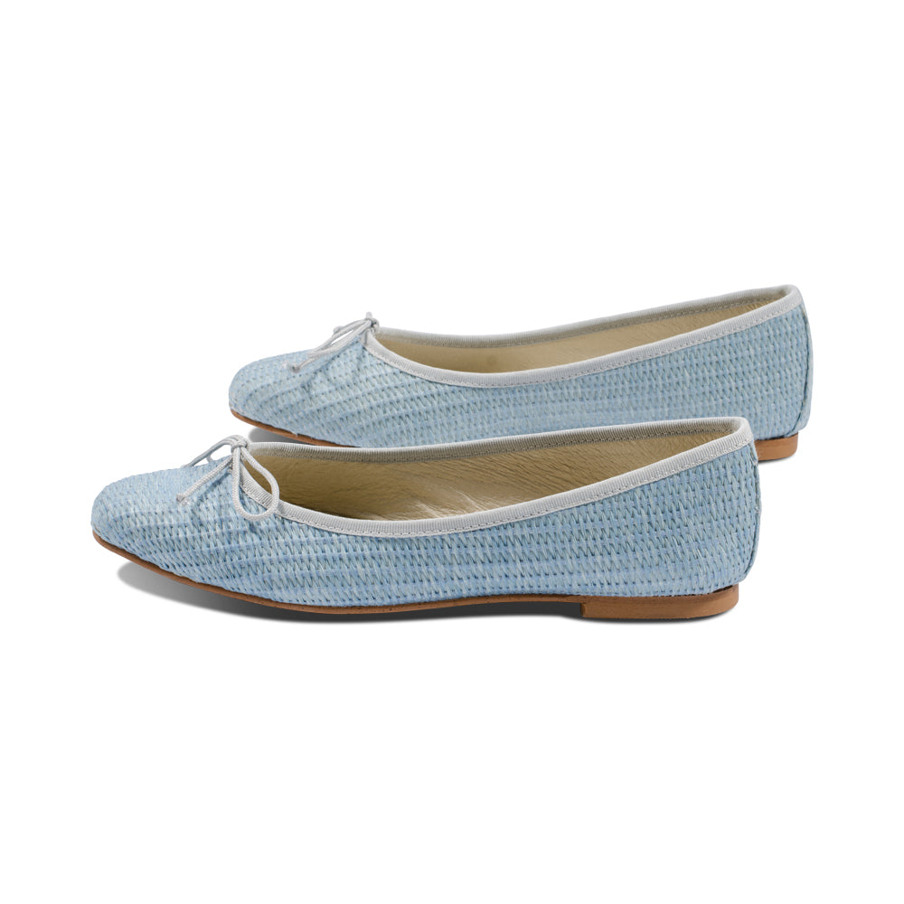 Alicia Sky Blue Raffia S25