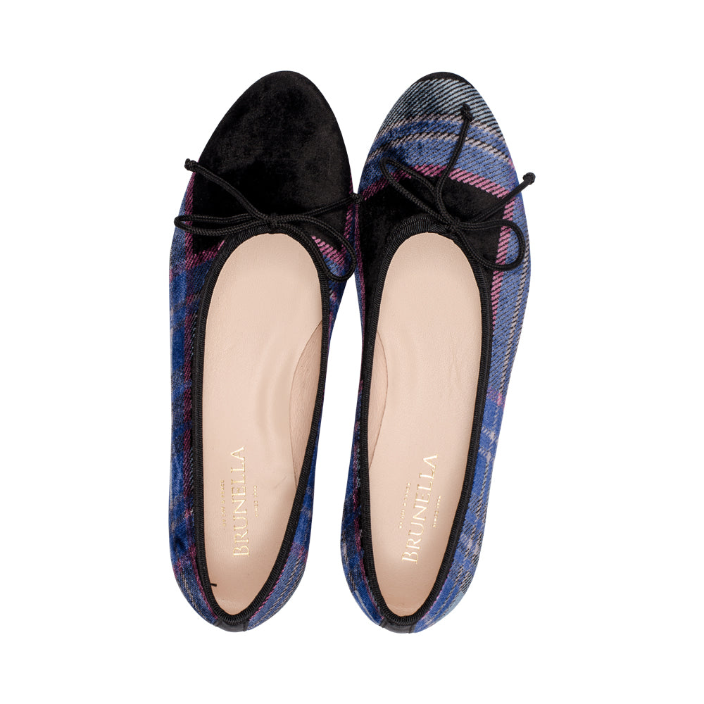 Alta Blue Multi Luxury Velvet F25