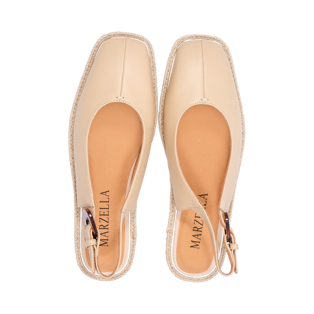 Andria Vanilla Beige Leather S25