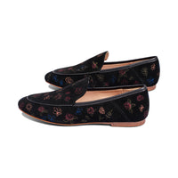 Ava Black Suede Multi F25