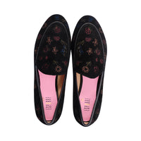 Ava Black Suede Multi F25