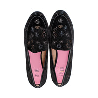 Ava Black Velvet Multi F25