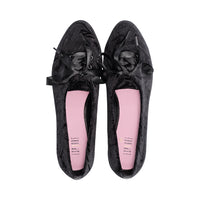 Bailey Black Hammered Velvet F25