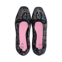 Barney Black Multi / Paisley Leather F25