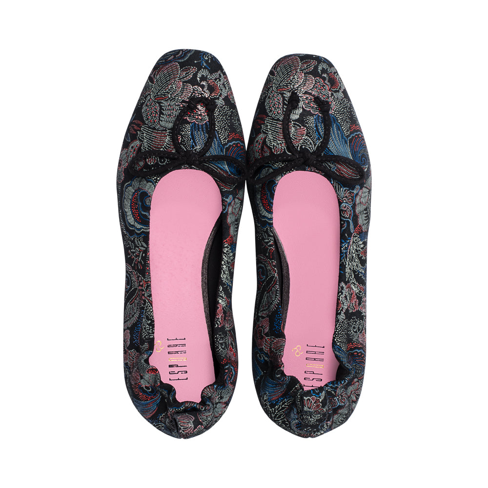 Barney Black Multi / Paisley Leather F25