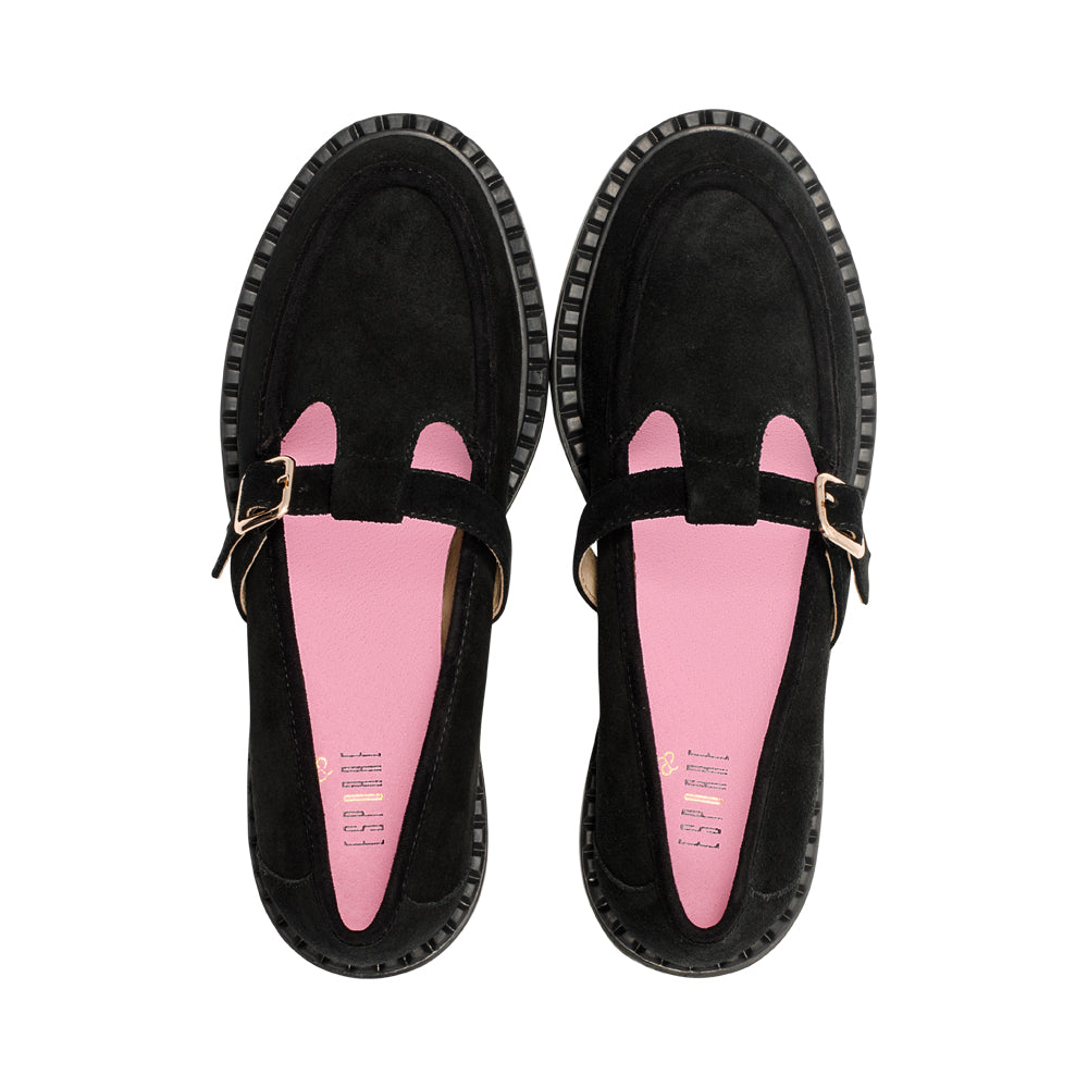 Brian Black Suede F25