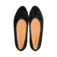 Capri Black Paisley Velvet F25