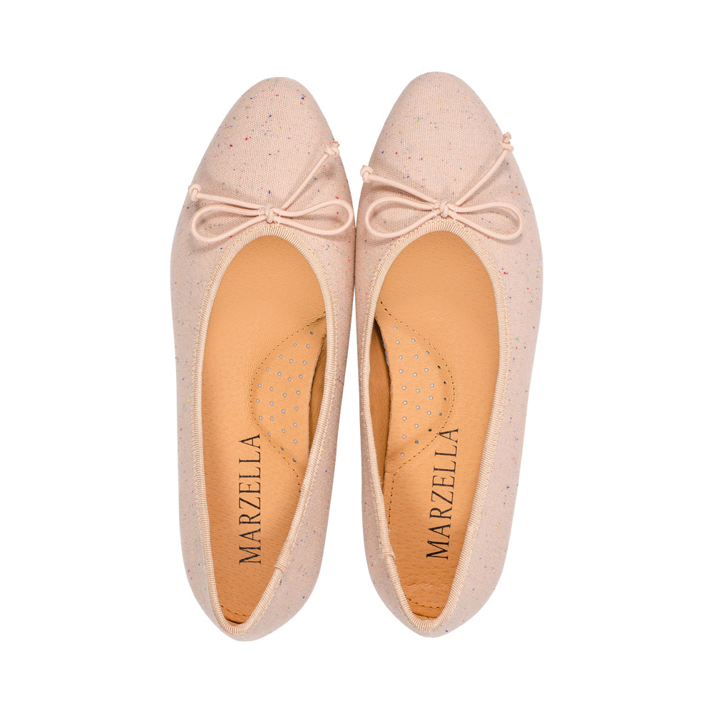 Capri Nude Speckled Fabric S25