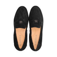 Cassowary Black Laser Suede F25