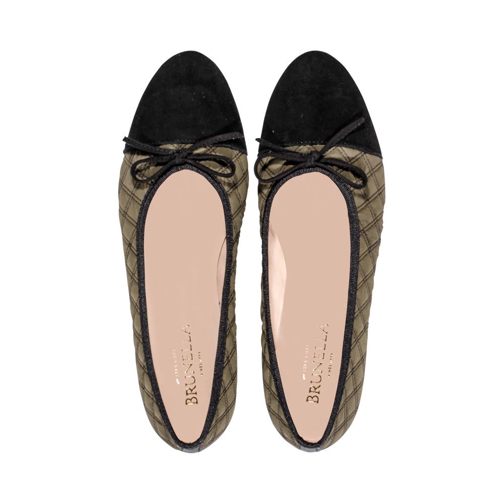 Citrine Olive Quilted / Black Toe F23