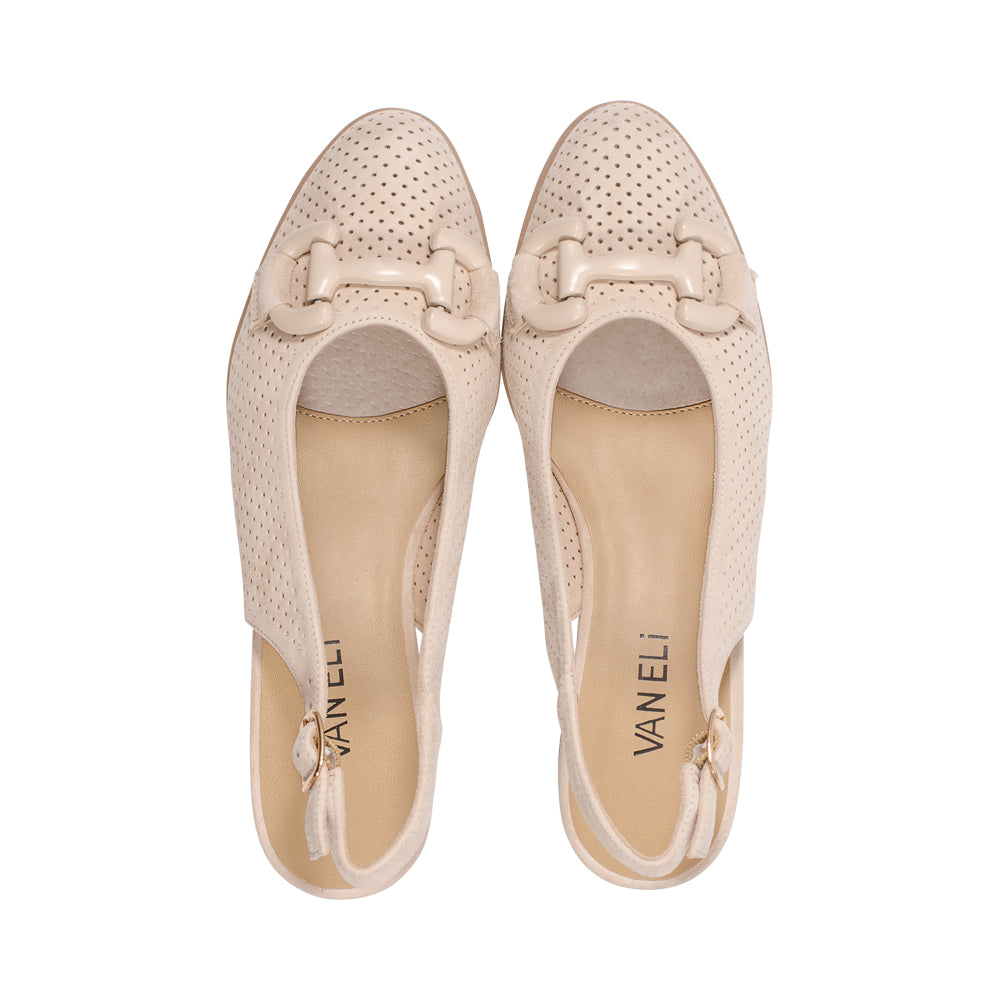 Dabry Nude Perforated Suede S25