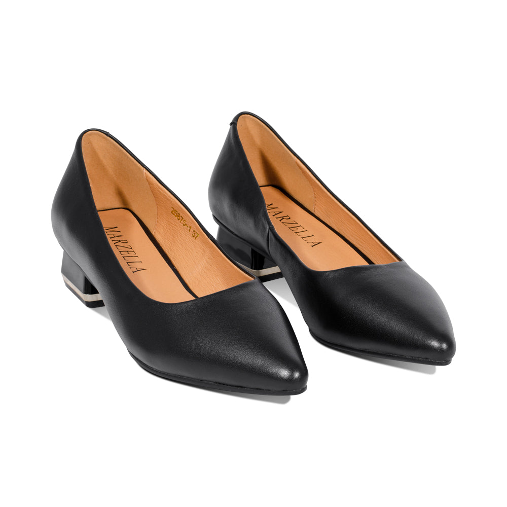 Daffy Black Leather F25