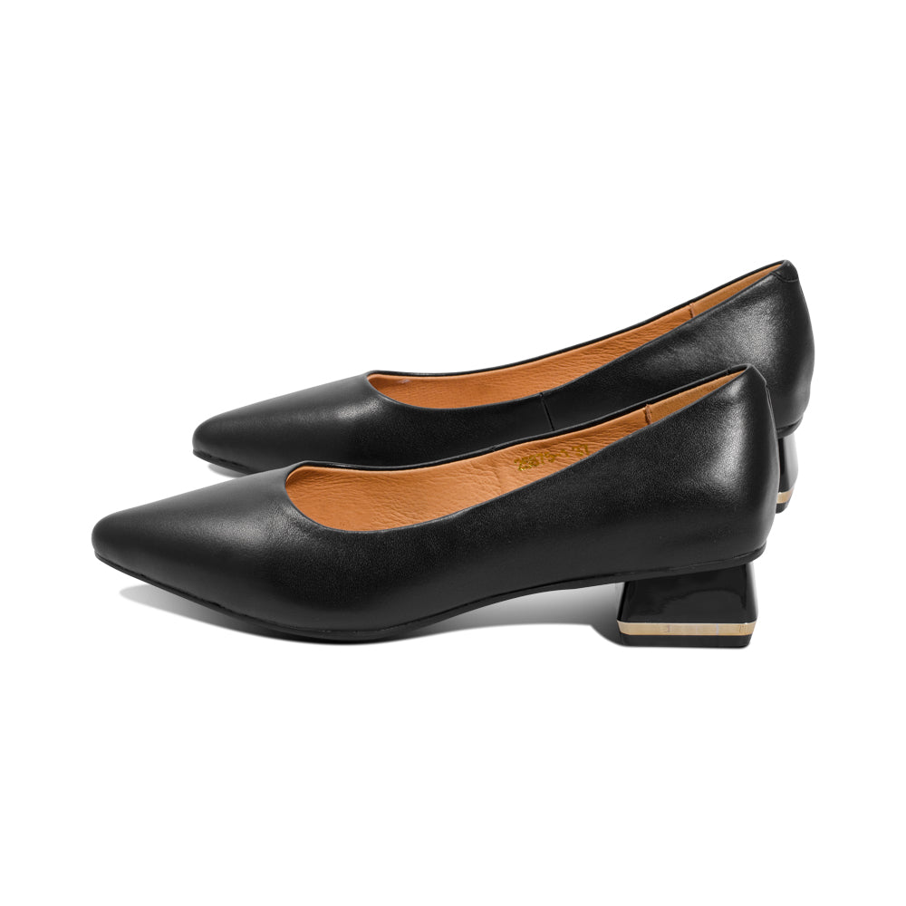 Daffy Black Leather F25