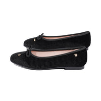 Daisy Black Corduroy Velvet F25