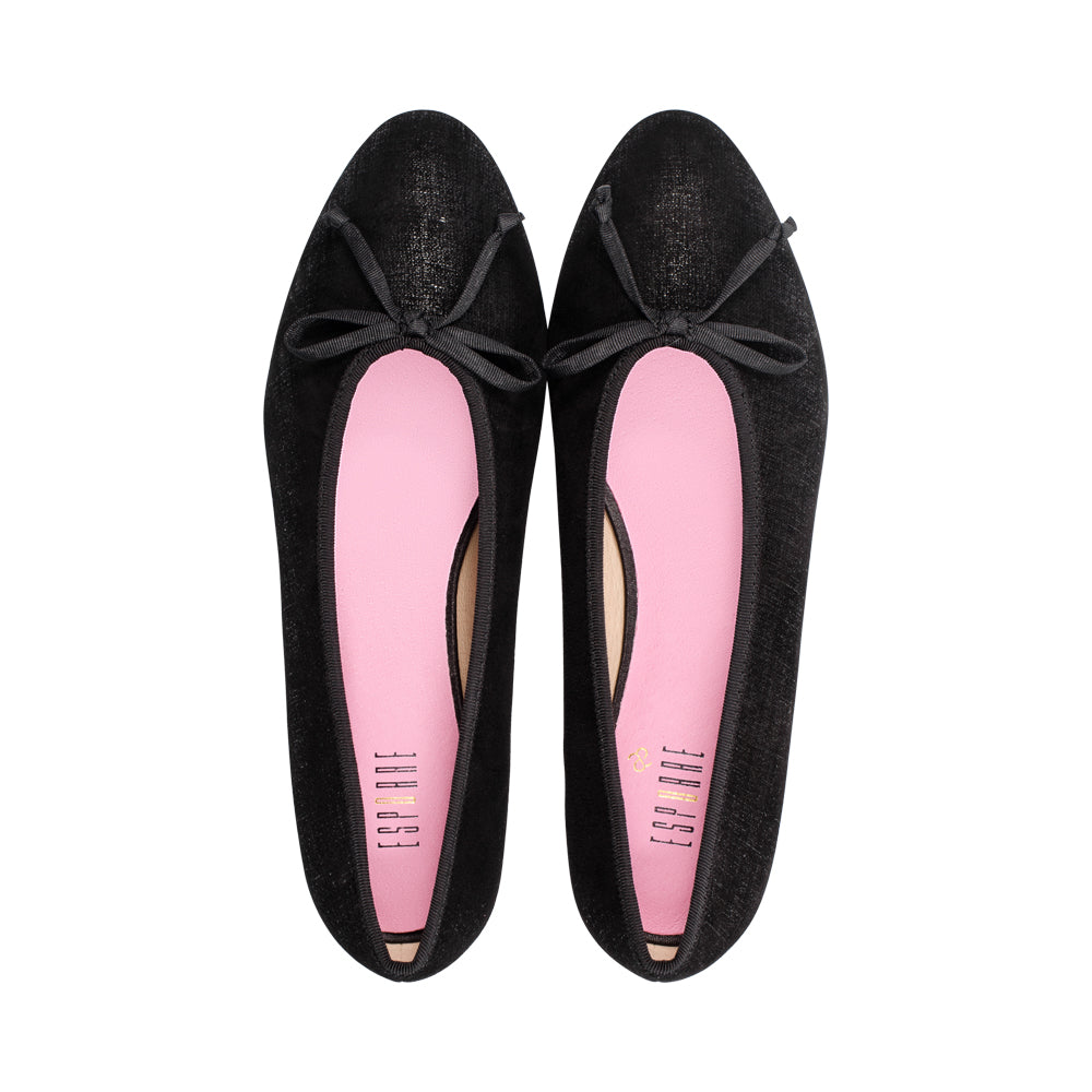 Diana Black Printed Suede F25