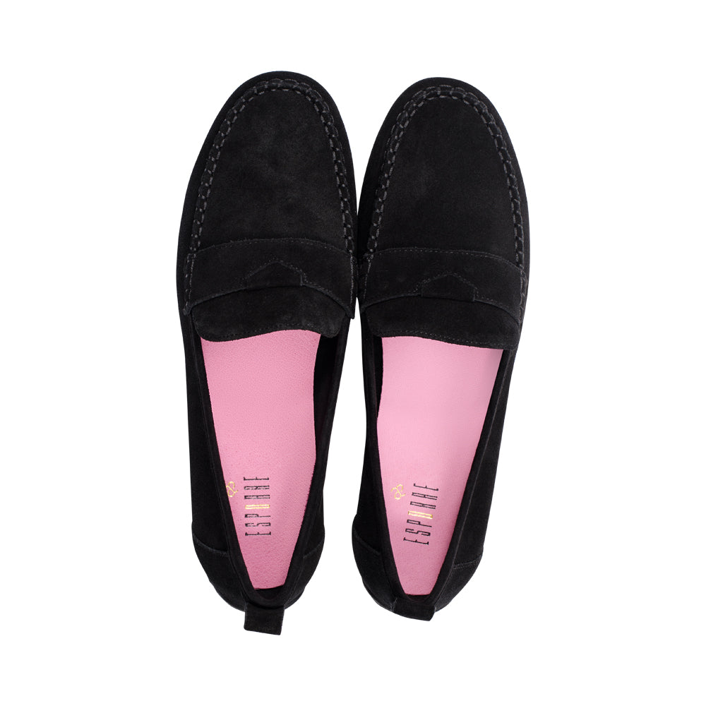 Dora Black Suede F25