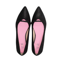 Eren Black Printed Suede F25