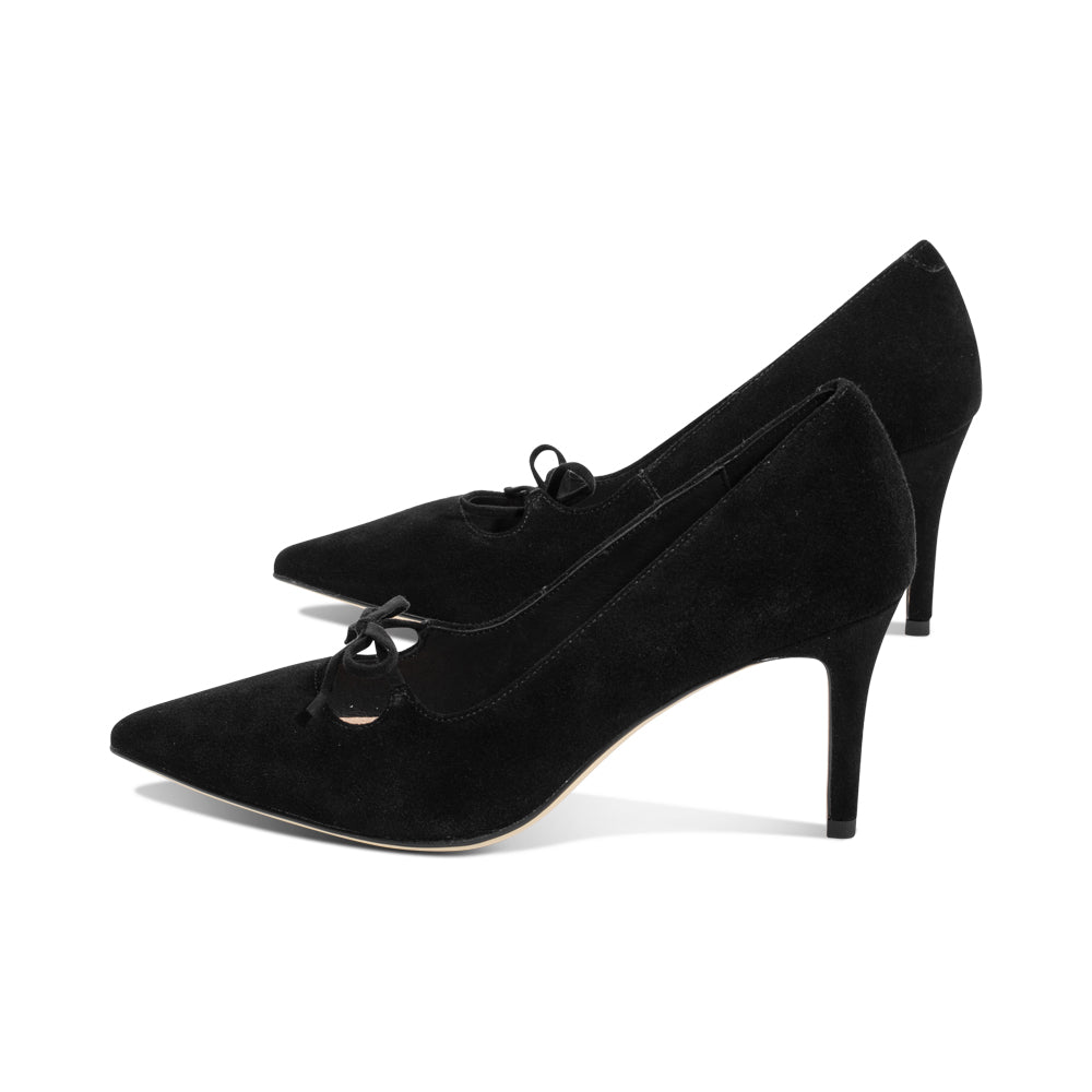 Esme Black Suede F25