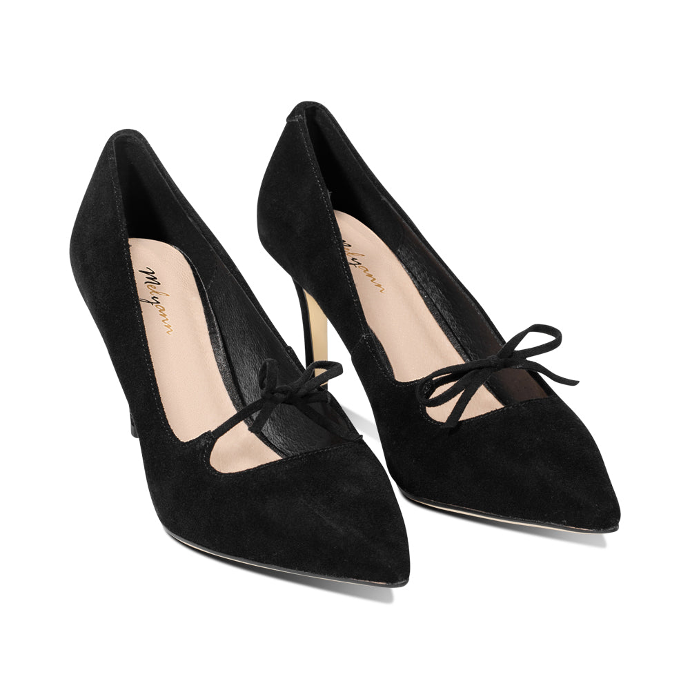 Esme Black Suede F25
