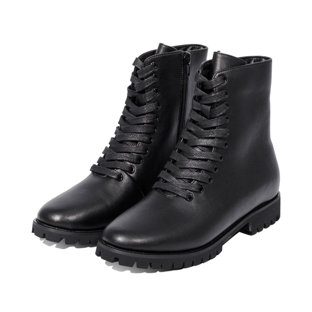 Gannet Black Leather / Black Fur F25