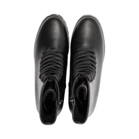 Gannet Black Leather / Black Fur F25