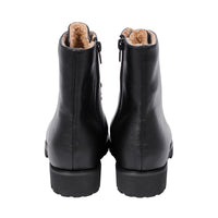 Gannet Black Leather / Natural Fur F25