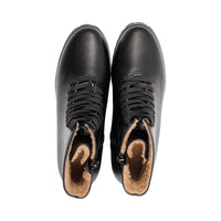 Gannet Black Leather / Natural Fur F25