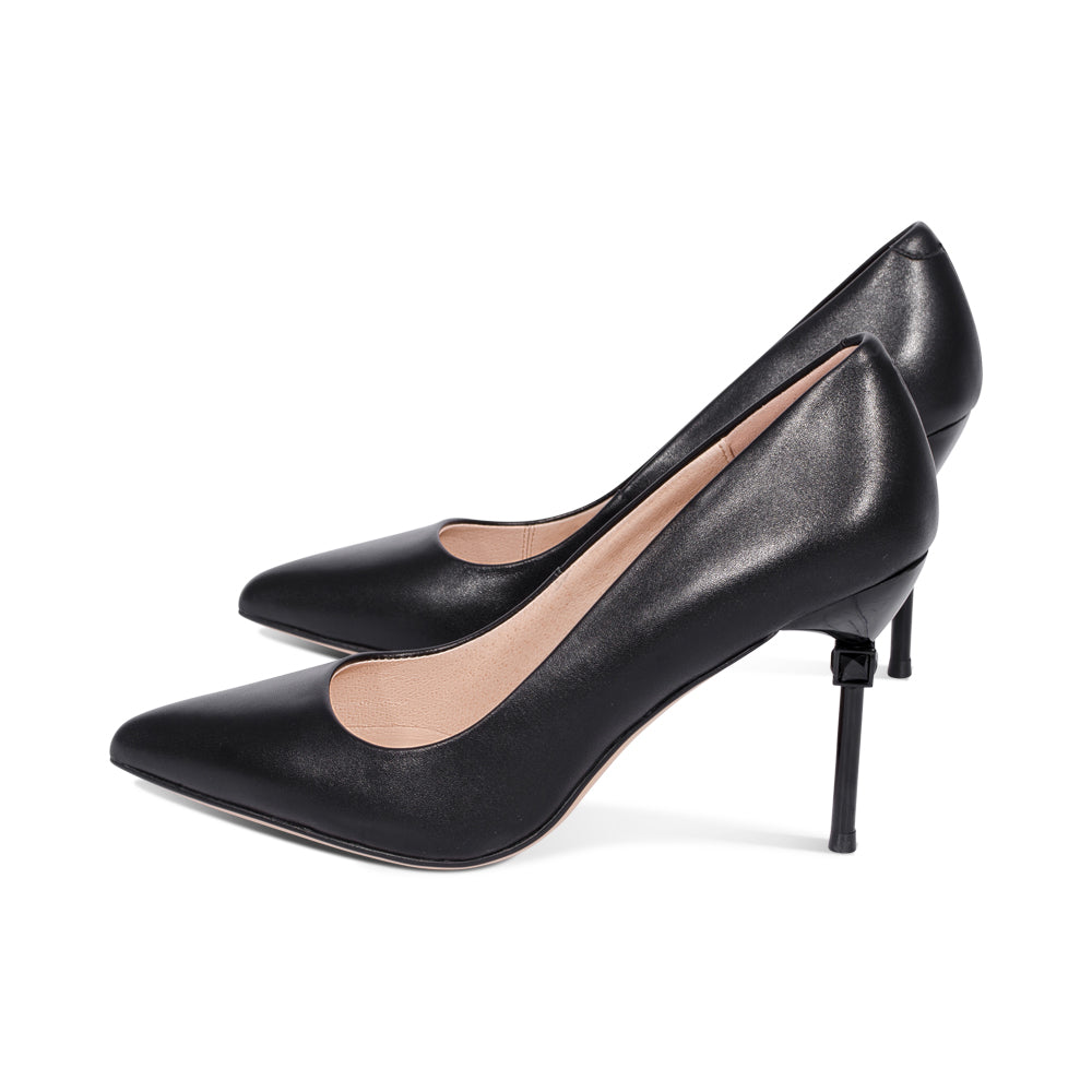 Gemma Black Leather F25