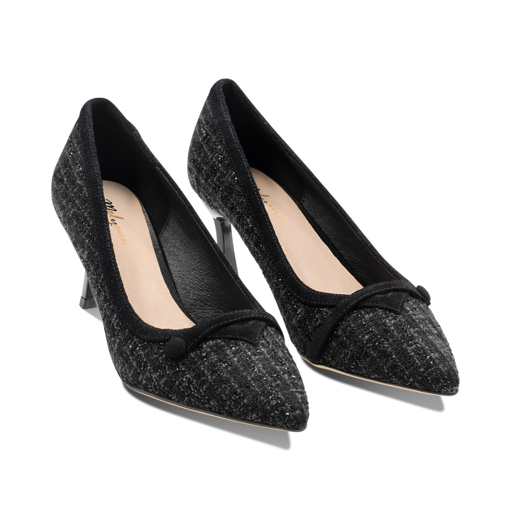 Gigi Black Fabric F25