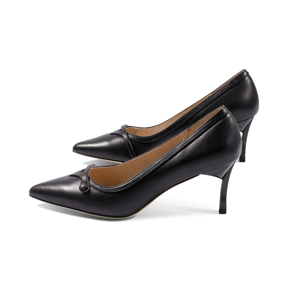 Gigi Black Leather F25