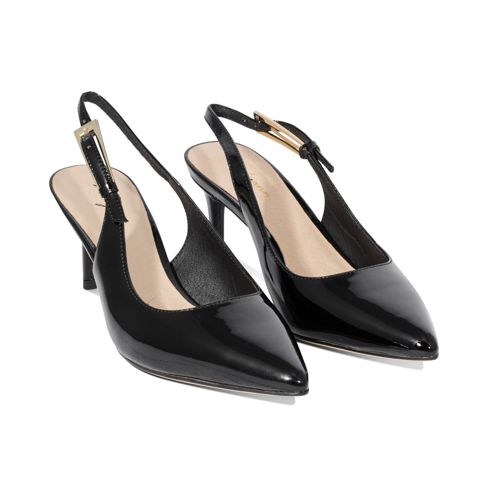 Giselle Black Patent F25