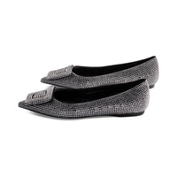 Hanover Black Leather / Silver Stones F23