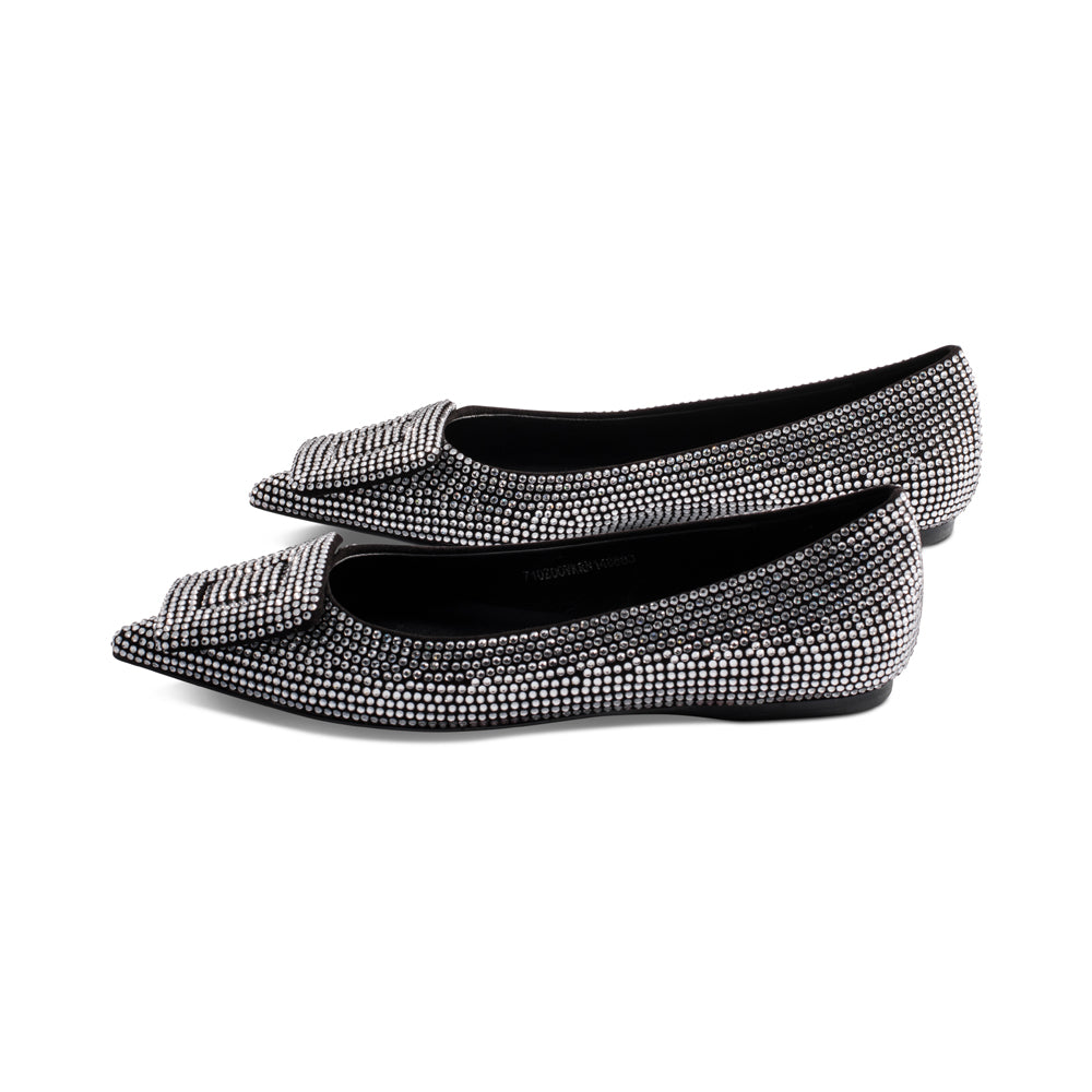 Hanover Black Leather / Silver Stones F23