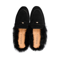 Heron Black Suede F25