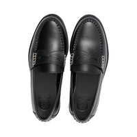 Hetty Black Leather F25