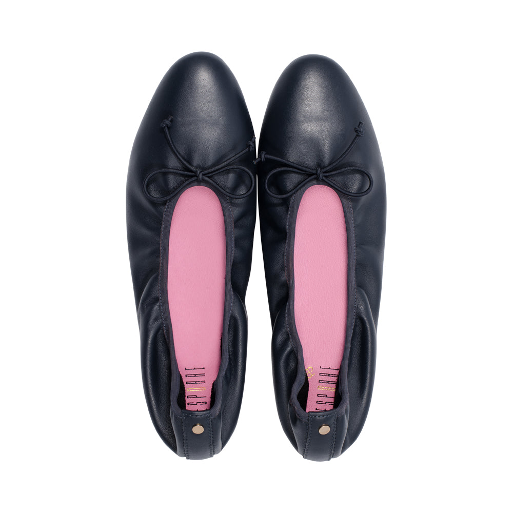 Hilda Navy Leather F25
