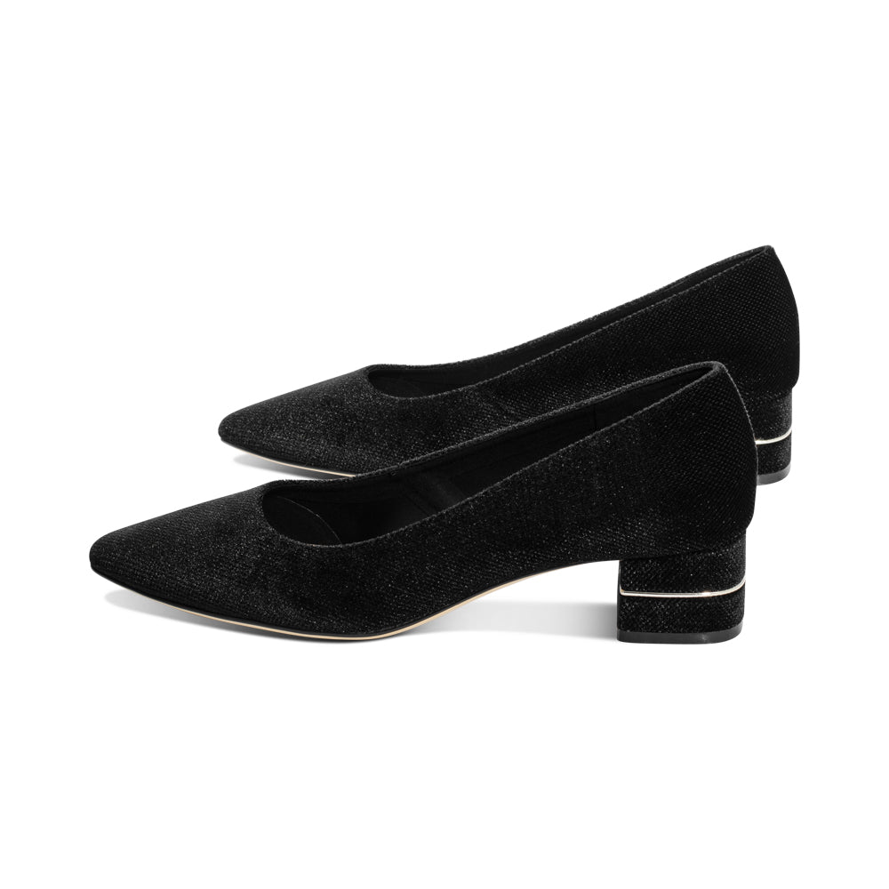 Hilly Black Dots Velvet F25