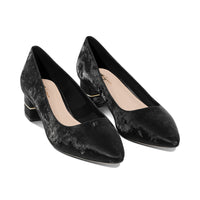 Hilly Black Shine Leather F25