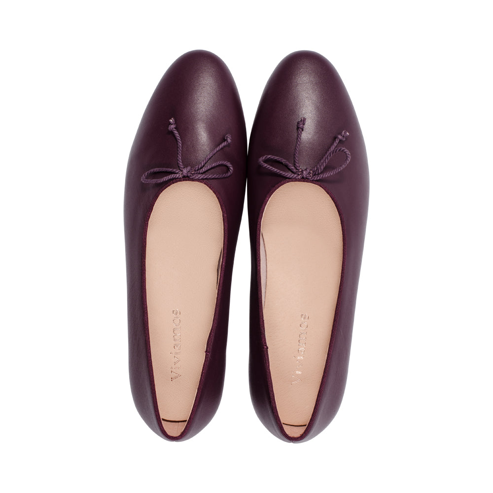 Isabella Burgundy Leather F25