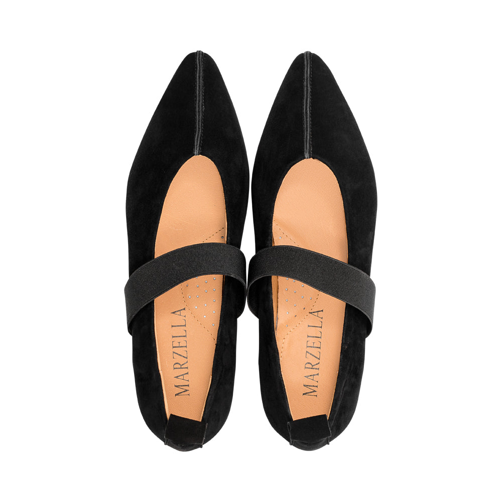 Tivoli Black Suede F25