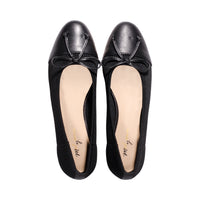 Joanne Black Knit / Leather F23