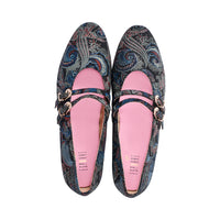 Kendel Black Multi / Designer Paisley Suede F25