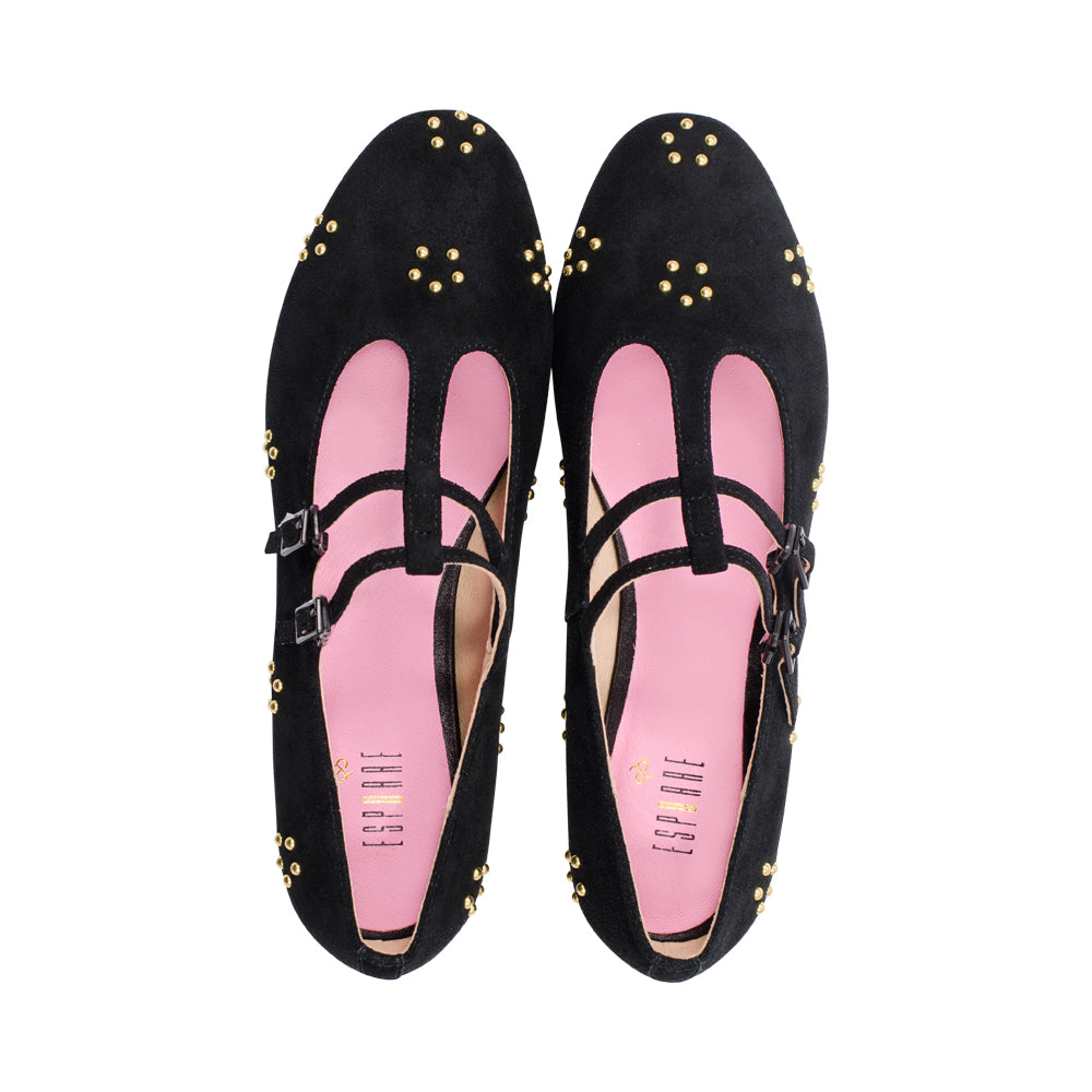 Kittystuds Black Suede F25