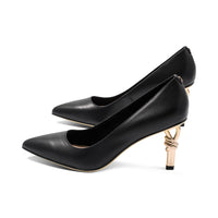 Knot Black Leather / Gold F25