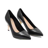 Knot Black Leather / Gold F25